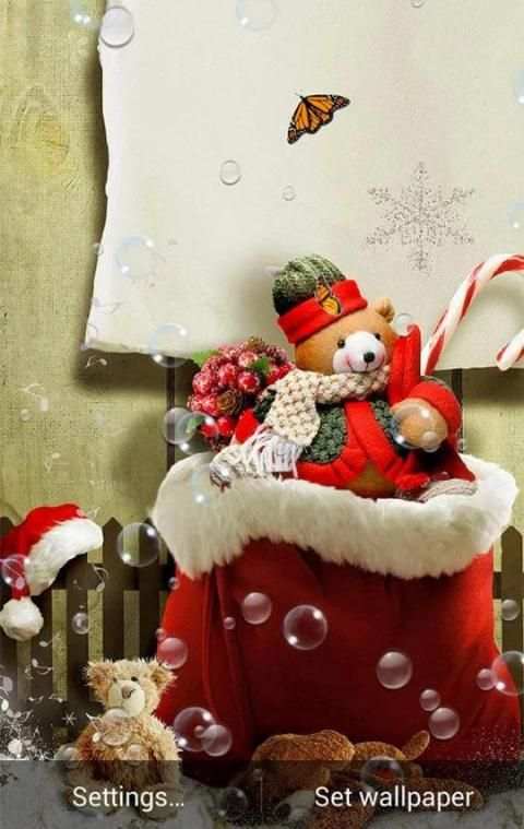 Christmas Live Wallpaper 3 تصوير الشاشة