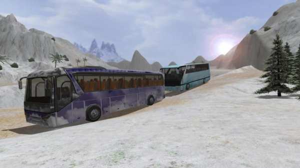 Offroad Snow Bus Driver 2017 screenshot 3