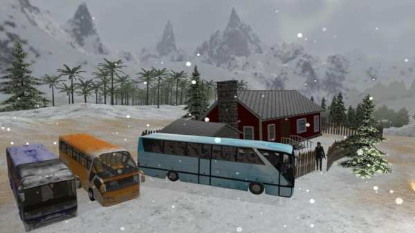 Offroad Snow Bus Driver 2017 screenshot 2