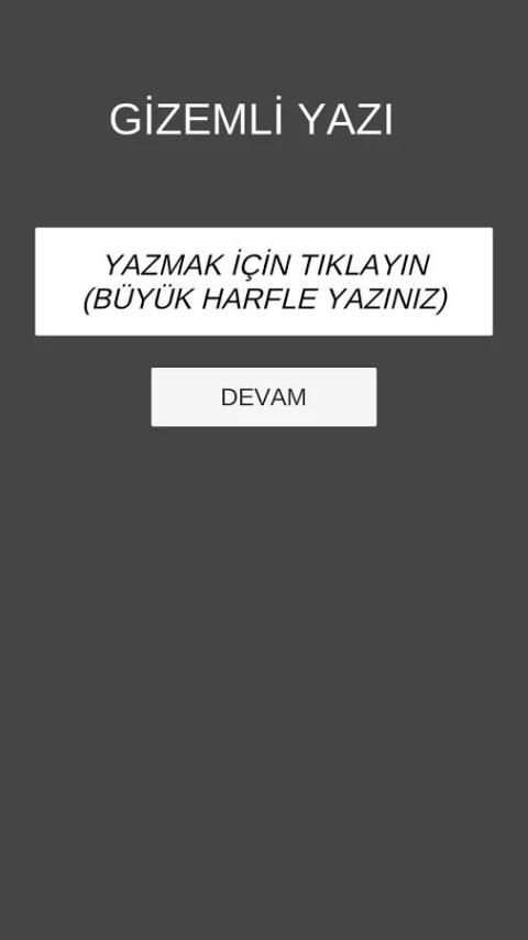 Gizemli Yazı स्क्रीनशॉट 2