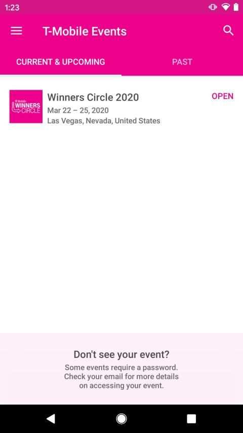T-Mobile Events screenshot 2