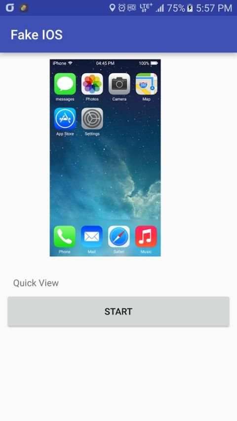 Fake IOS скриншот 1