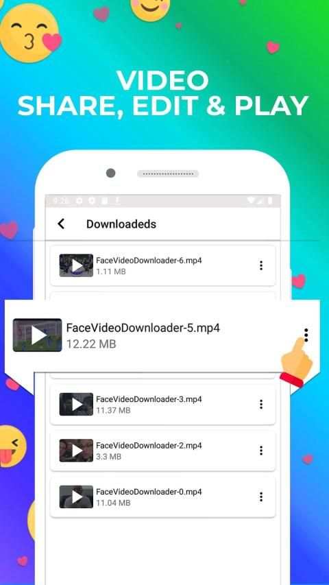 Video Downloader for Facebook स्क्रीनशॉट 3