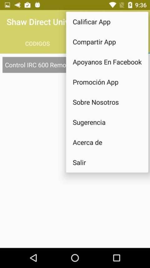 Codigo Remoto Para Shaw Direct screenshot 1