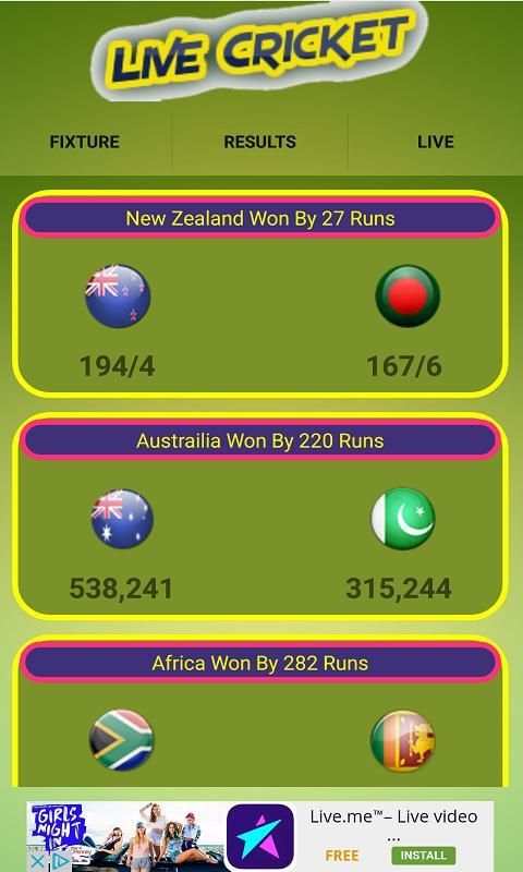Pak Live Cricket Match screenshot 2