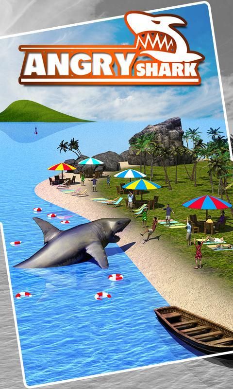 Angry Shark Simulator 3D скриншот 9