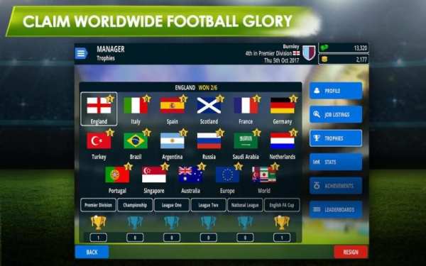 Championship Manager 17 6 تصوير الشاشة