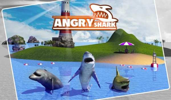 Angry Shark Simulator 3D 3 تصوير الشاشة