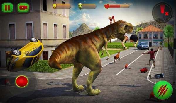 Dino City Rampage 3D 2 تصوير الشاشة