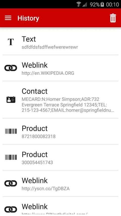 QR & Barcode Reader screenshot 1