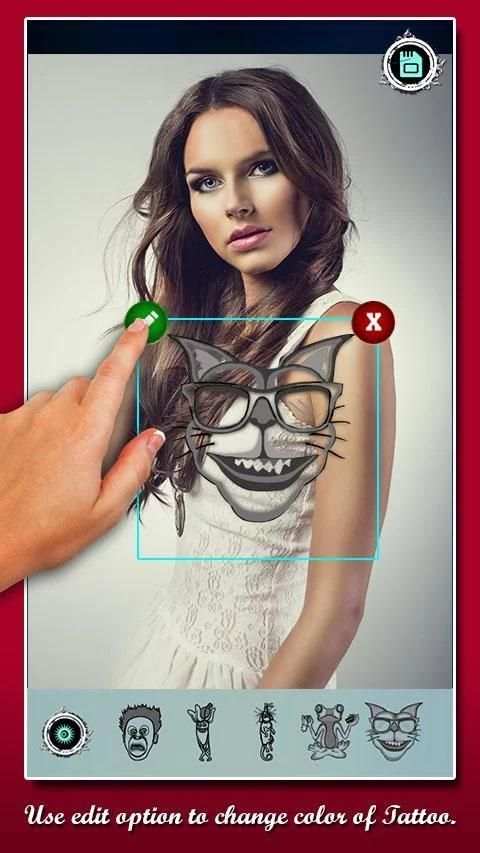 Photo Tattoos 3 تصوير الشاشة
