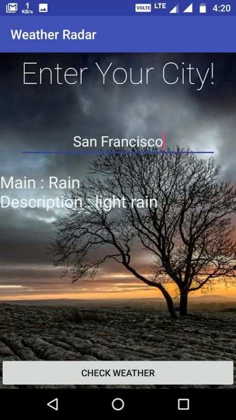 Weather Radar screenshot 1