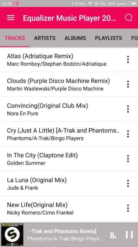 Equalizer Music Player 2016 4 تصوير الشاشة