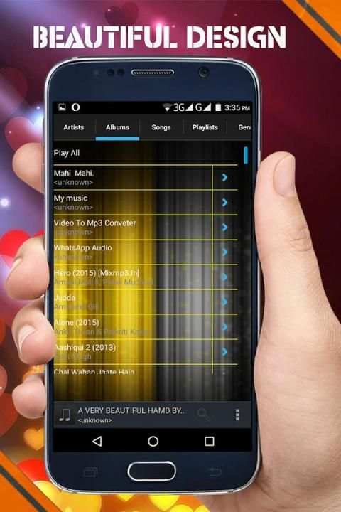 Music player स्क्रीनशॉट 2
