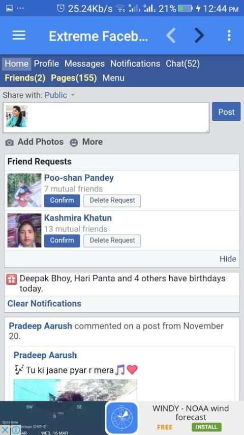 Extreme Facebook Lite screenshot 4