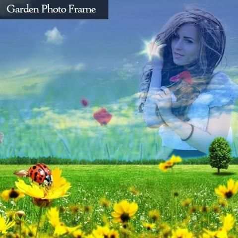 Garden Photo Frame 1 تصوير الشاشة