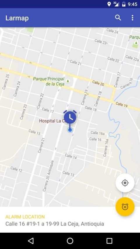 Larmap - Location alarm скриншот 5