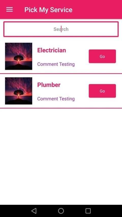 PICK MY SERVICE screenshot 3
