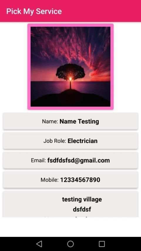 PICK MY SERVICE screenshot 2