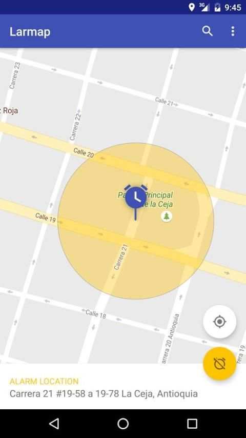 Larmap - Location alarm скриншот 4