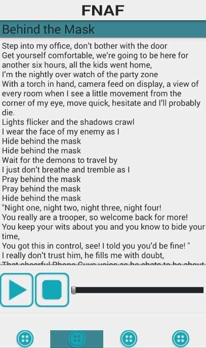 All FNAF Songs 1234 स्क्रीनशॉट 2