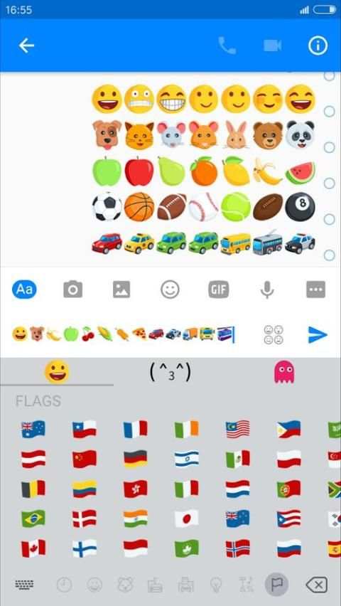 Emoji Keyboard for Facebook screenshot 2