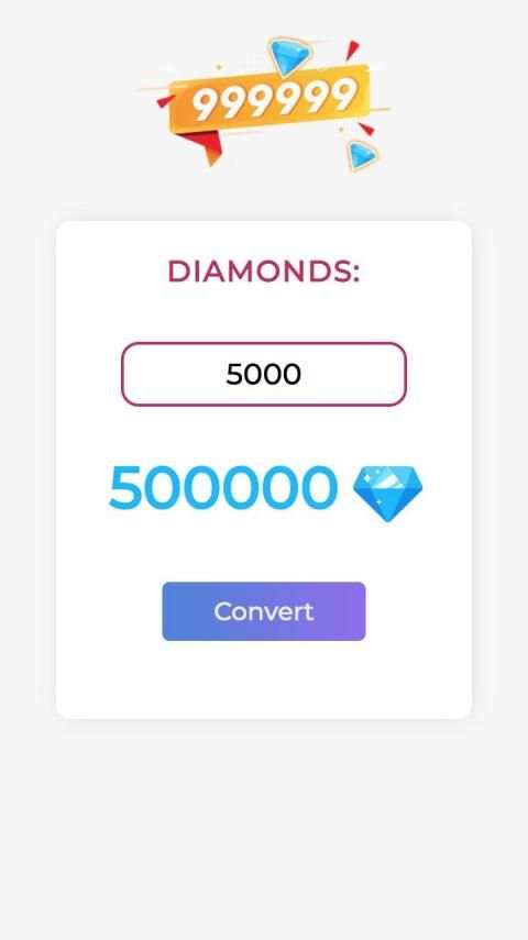 Free Diamonds For FIRE Convert screenshot 3
