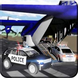 Police Airplane Transport Car