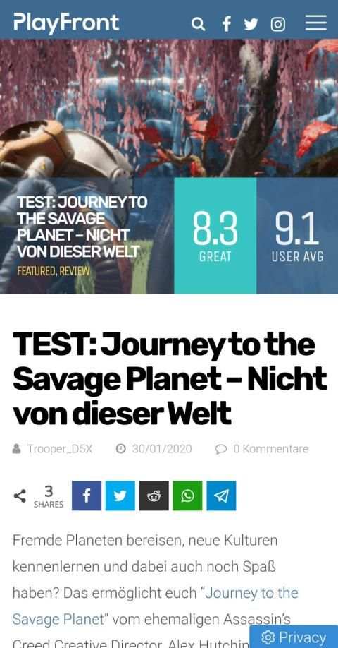 PlayFront - PS5 News & Magazin screenshot 1