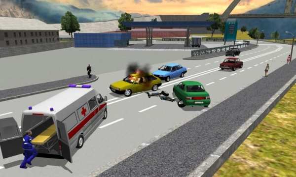 Ambulance Simulator 3D 2 تصوير الشاشة