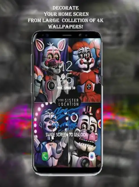 Wallpapers For Five Night's At Freddy's EDITION- Design your Lock Screen  with FNAF, Apps
