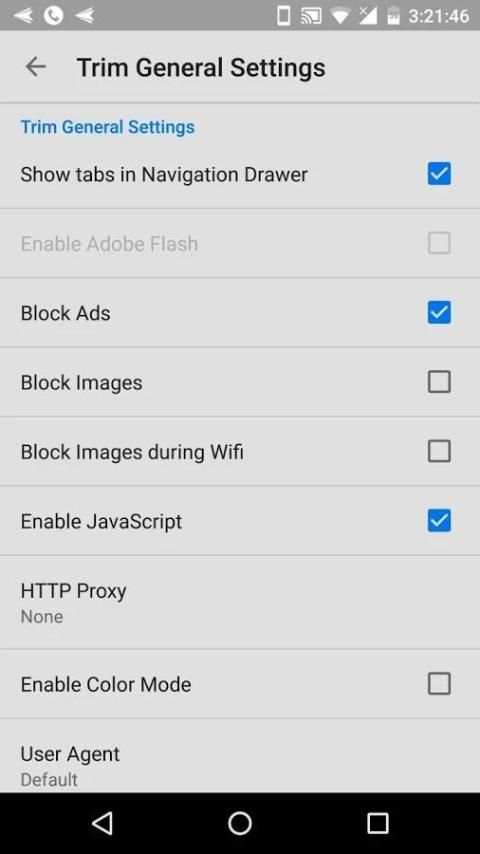 Trim Browser - Mini screenshot 1