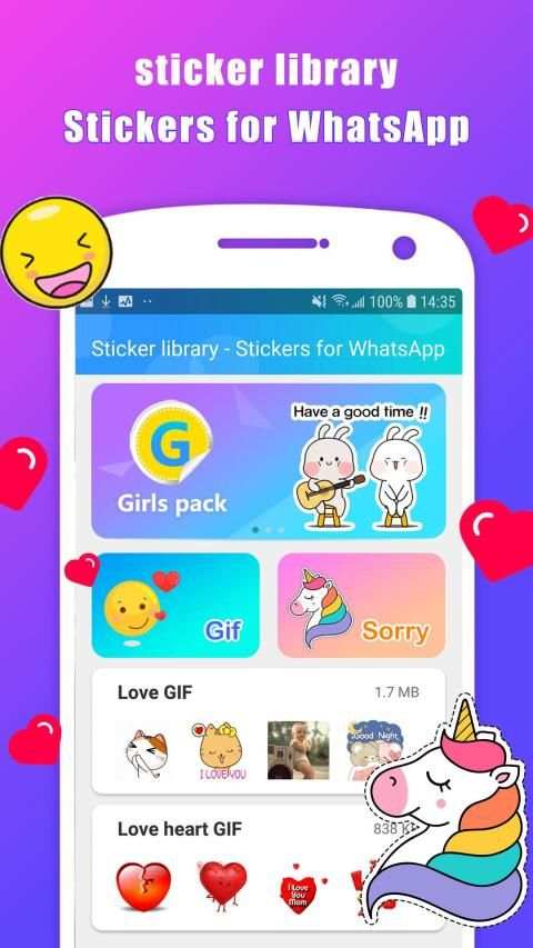 Sticker library - Stickers for WhatsApp screenshot 1