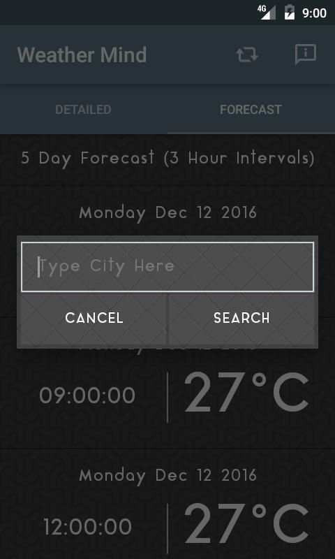 WeatherMind screenshot 2