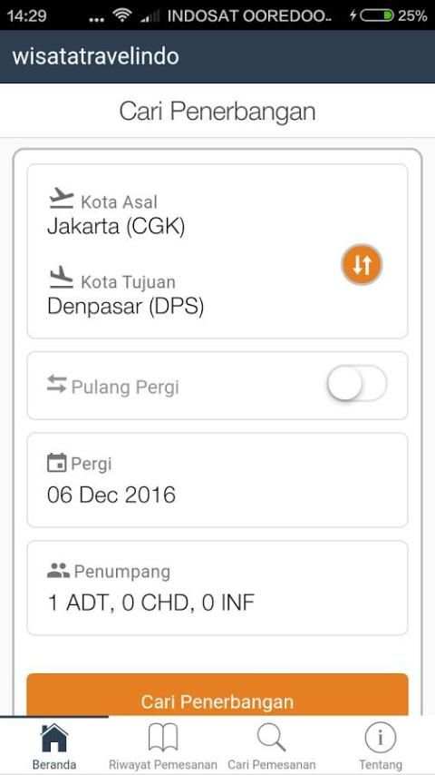 Wisata Travelindo Mobile apps स्क्रीनशॉट 2