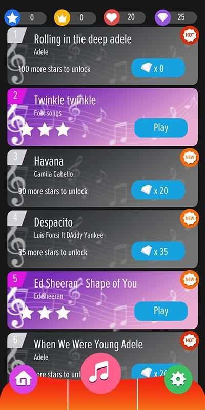Adele Piano Tiles स्क्रीनशॉट 4