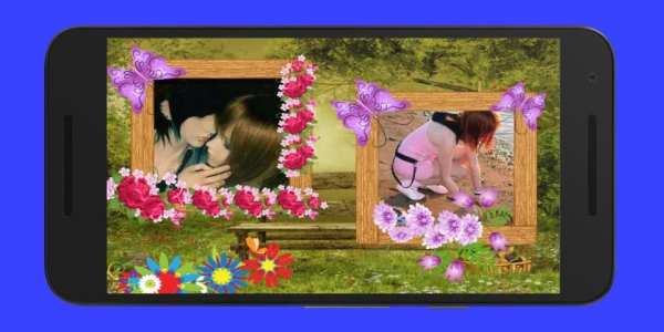 Natural Dual Photo Frame скриншот 2