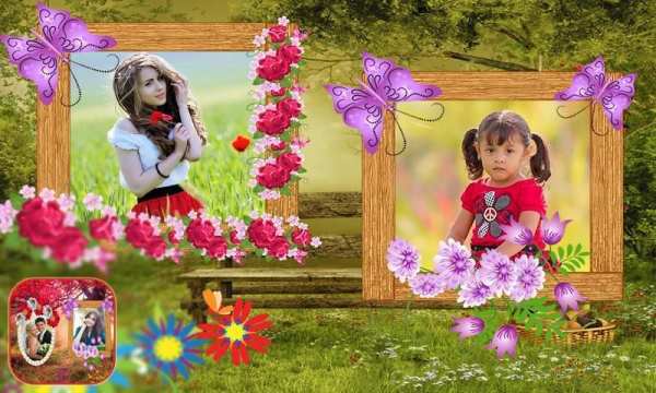 Natural Dual Photo Frame скриншот 6