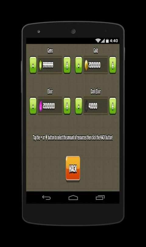hack gems clash prank скриншот 1