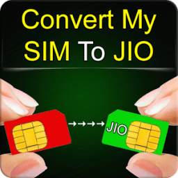Convert my SIM to JIO 1.0