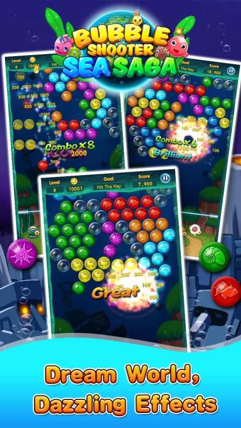 Bubble Sea Saga screenshot 3