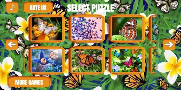 Butterfly jigsaw puzzle स्क्रीनशॉट 6