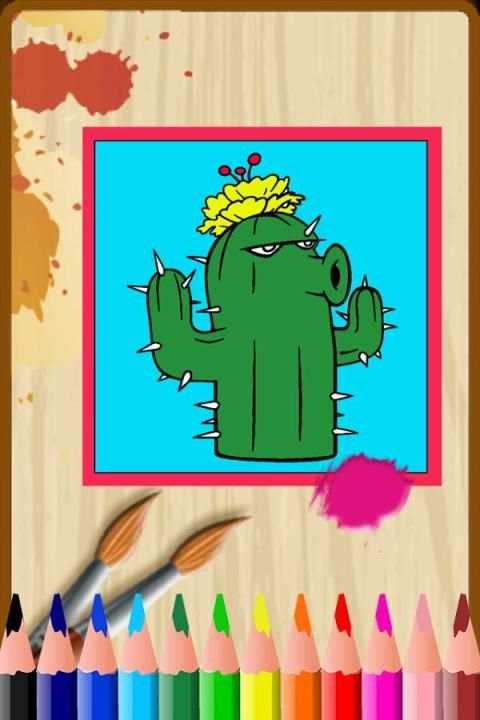 Coloring book zombie for kid screenshot 1