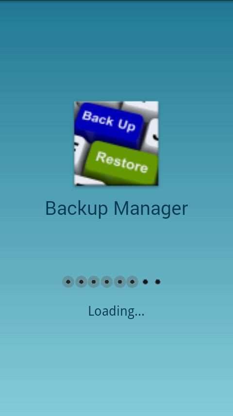 Backup Manager скриншот 3