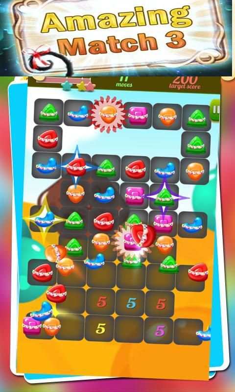 Candy Gummy Drop 2 تصوير الشاشة