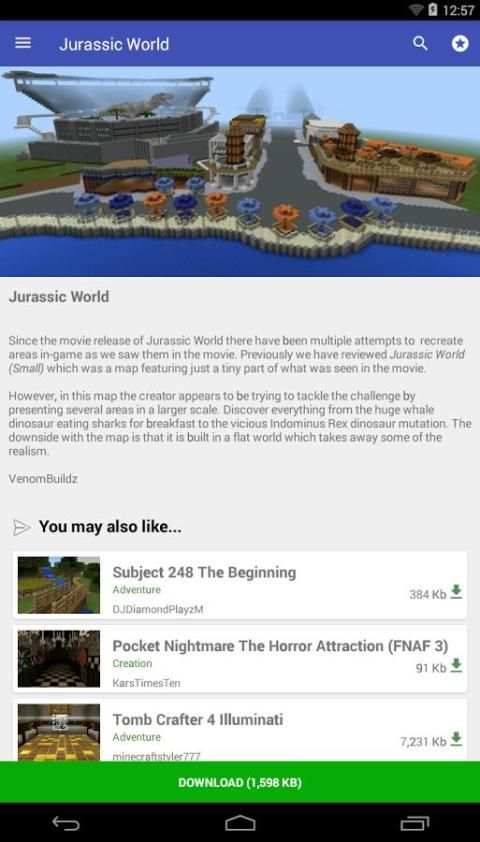 Multi Maps for Minecraft PE 1 تصوير الشاشة