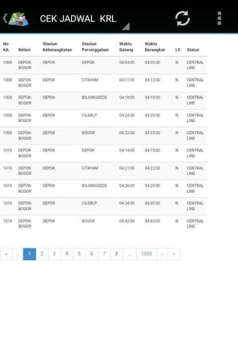 CEK JADWAL KRL screenshot 3