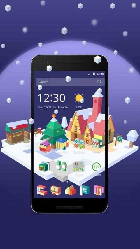 Tema Natal 3D screenshot 1