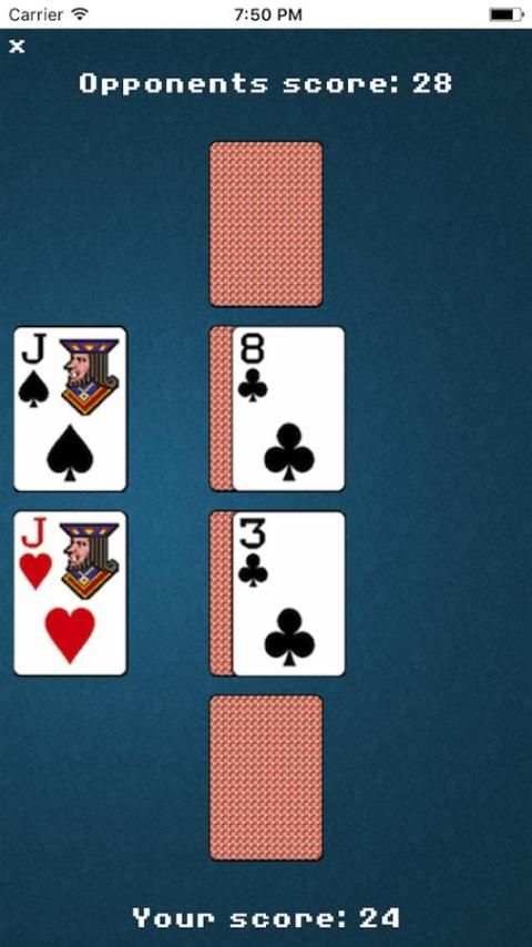 Mobile War Card Game скриншот 3