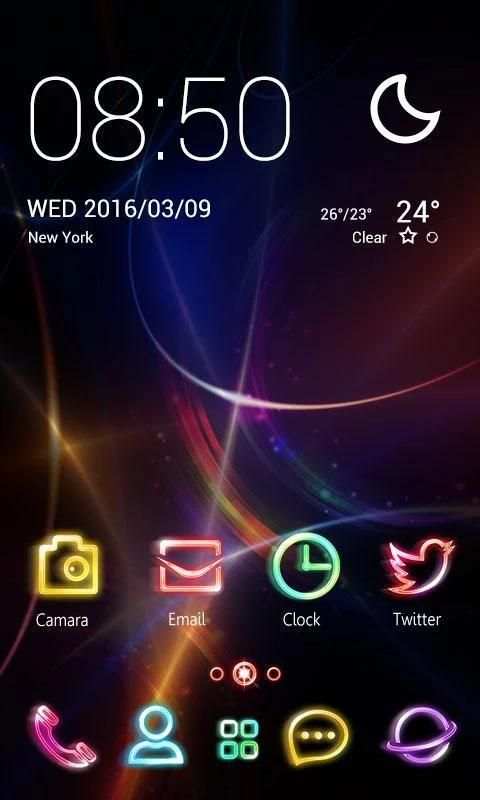 tonight - ZERO Launcher 3 تصوير الشاشة